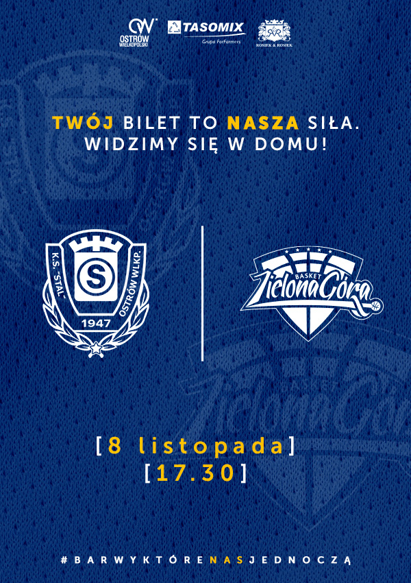Bilety Tasomix Rosiek Stal Ostrów Wielkopolski vs Zastal Zielona Góra