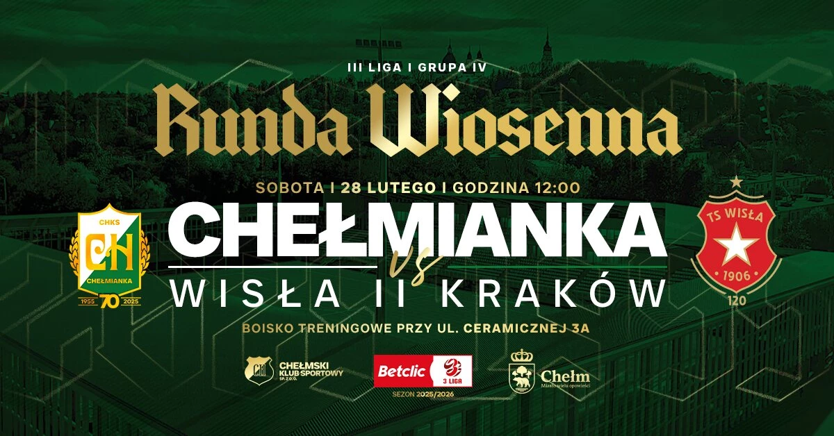 CHKS Chełmianka Chełm vs Wisła II Kraków