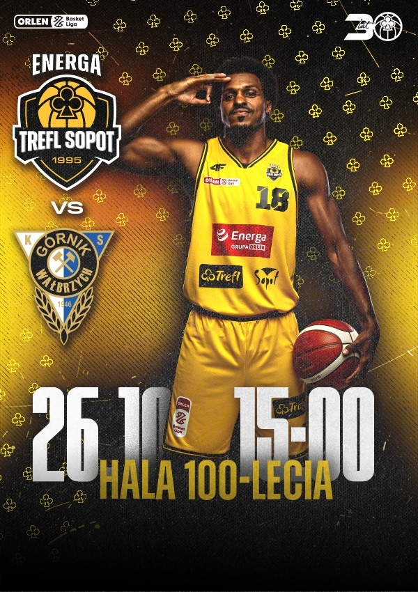 Bilety Energa Trefl Sopot vs Górnik Zamek Książ Wałbrzych
