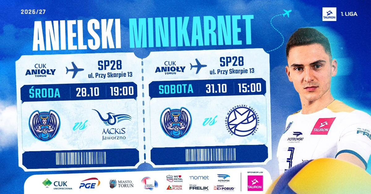 CUK Anioły Toruń - bilet na 2 mecze