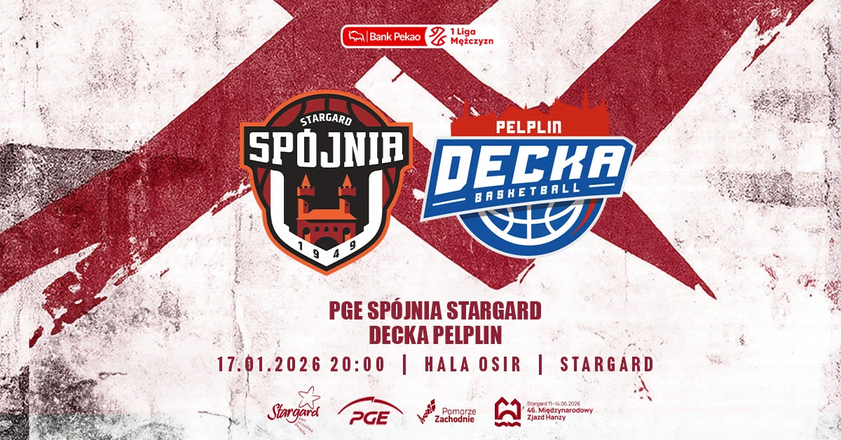 PGE Spójnia Stargard vs Decka Pelplin