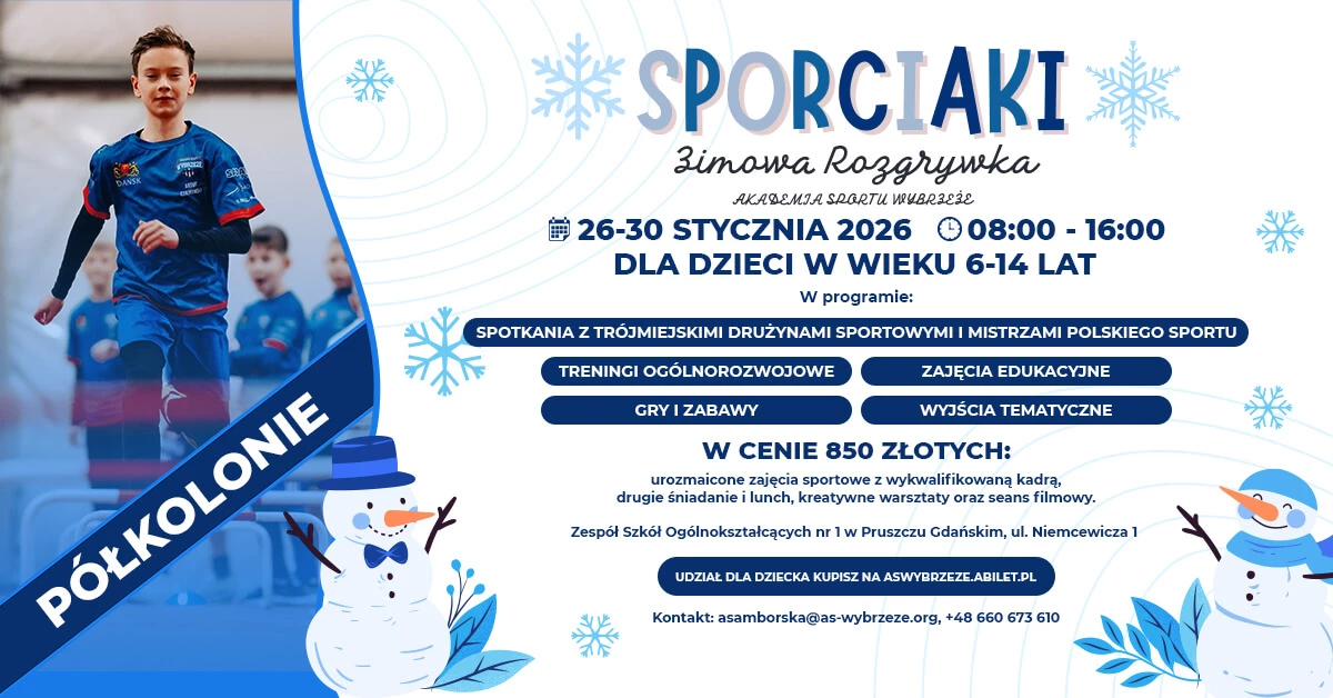 ZIMOWA ROZGRYWKA Z AKADEMIĄ SPORTU WYBRZEŻE
